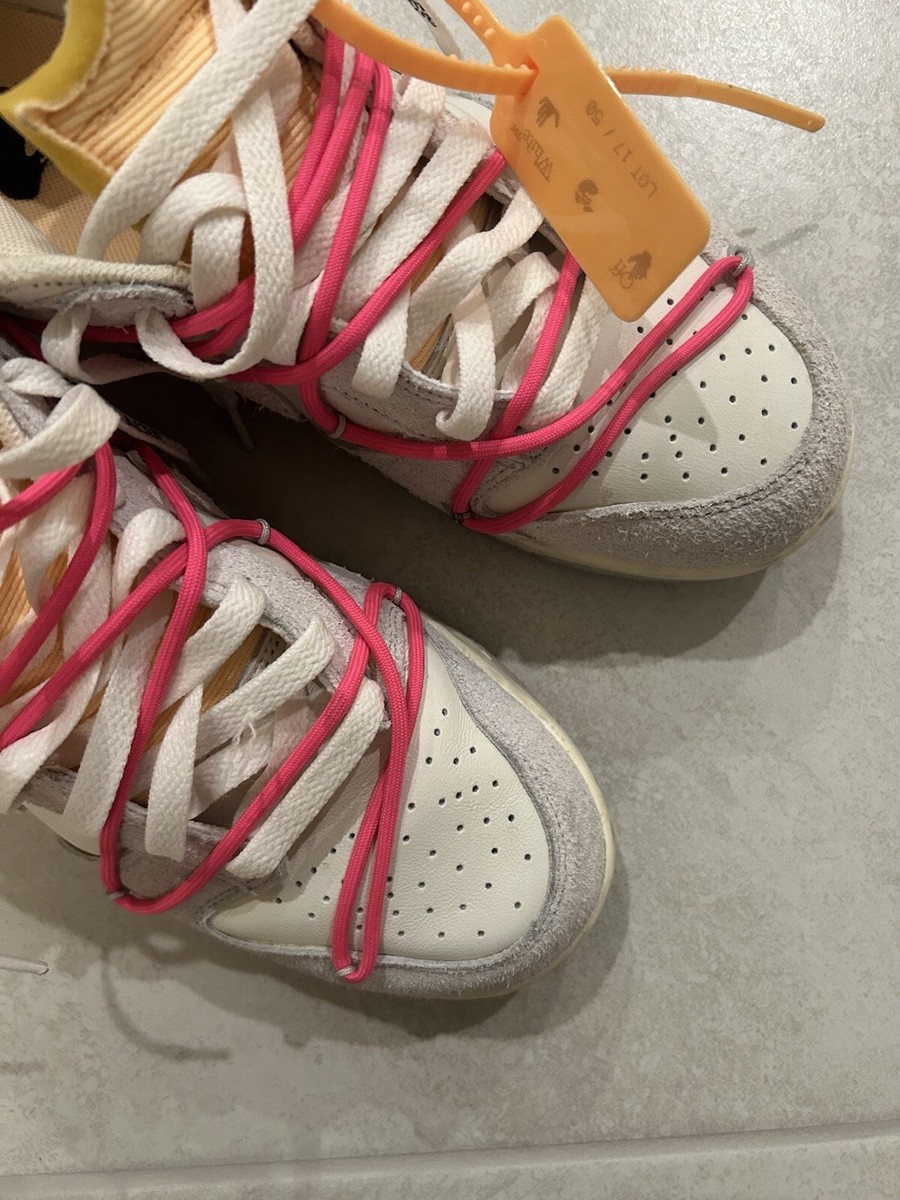 Size 10 - Nike Off-White x Dunk Low Lot 17 of 50 195240905649| eBay