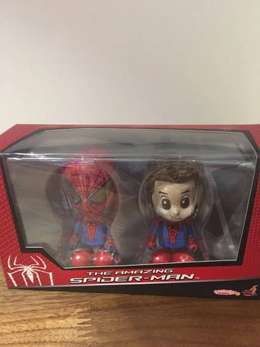 Hot Toys Cosbaby Amazing Spider-Man Peter Parker Figure 2012 Limited