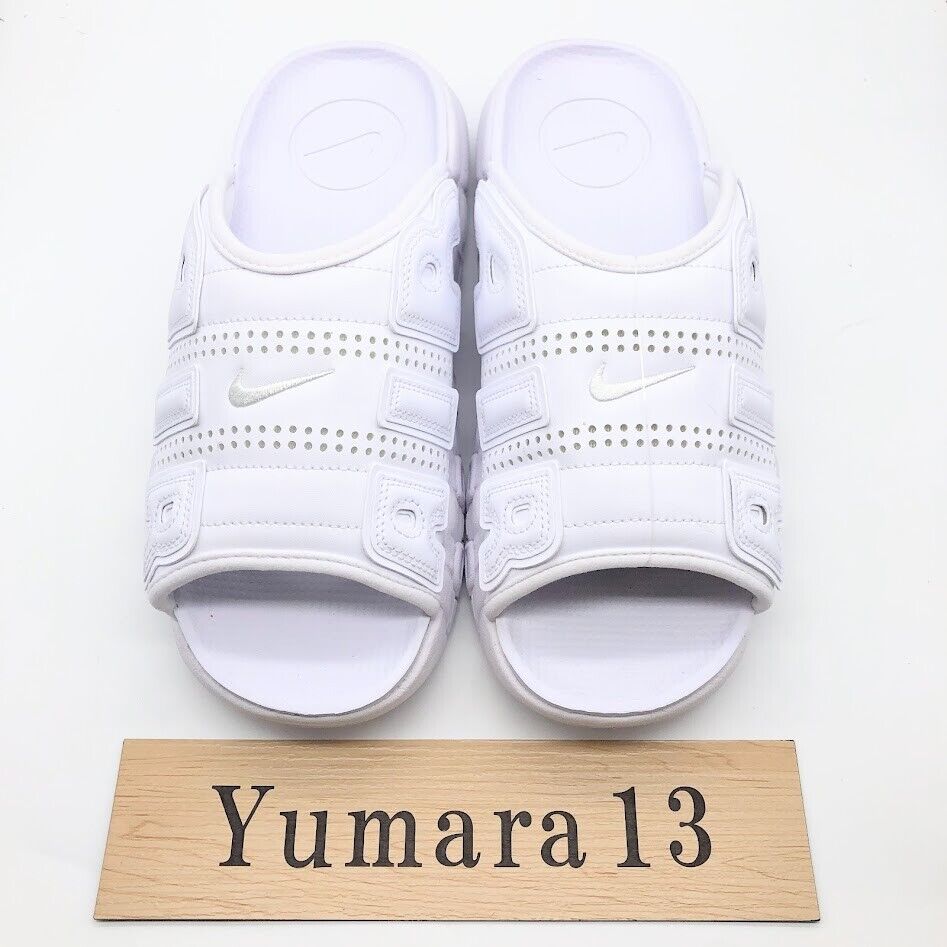 Nike Air More Uptempo Slide Slipper Triple White FD9883-101 Nike Air More Uptempo Slide Slipper Triple White FD9883-101