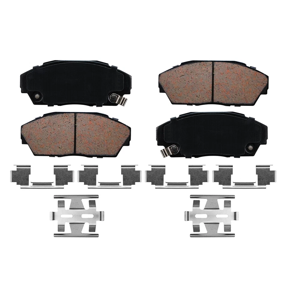 Pastillas de freno delanteras de cerámica 4 piezas para Acura Legend Integra Honda Civic Accord Prelude Foto 3 de 4