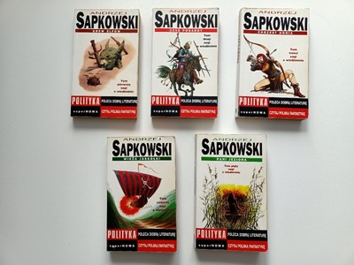 Andrzej Sapkowski - The Witcher 5 Books Sword Of Destiny Lady Of The Lake 2001