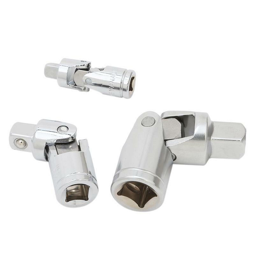 3/8 Set 3pcs/Set 1/2 3/8 1/4 Drive Swivel Joint Air Impact Socket Adapters Universal EBa Swivel Socket - Foto 6