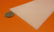 Hdpe White Bar 1/16" (.062") Thick x 3.75" Wide x 48" Long, 3 Pcs, 12 Ft Total