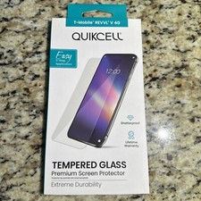T-Mobile Revvl V 4G Tempered Glass Screen Protector - NEW Quikcell