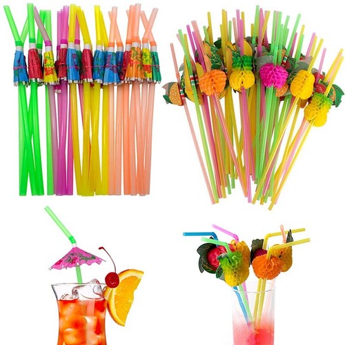 Cocktail Umbrella Straws Drinks Party Decor Supplies Paper Umbrella