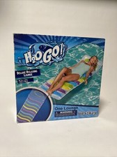 H2O Go Deluxe Relaxing Lounge 61" x 27" Pool Lounger Pool Float Transparent NEW