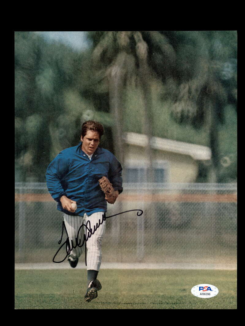 Tom Seaver PSA DNA Coa Signed 8x10 Vintage Photo Autograph