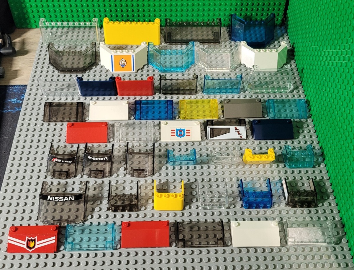 Lego Windscreen 2826/65632/20684/64634/62576/6267/2694etc Choose design  FREE P&P
