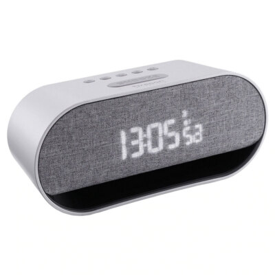 Oregon Scientific Resonance Dual Bluetooth/AUX Speaker/Alarm Clock  Time/Day/Date