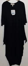 Antthony Orginals Tunic Dress Women Sz L Black