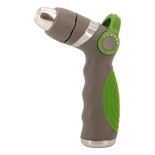 Garden Water Hose Nozzle Fireman Control Sprayer Adjustable Mist to Stream