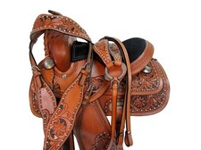 WESTERN SADDLE KIDS YOUTH CHILD 10 12 13 BARREL RACING TRAIL PLEASURE USED TACK