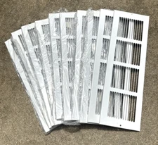 Lot Of 10 - 18" X 6” Hart & Cooley Steel Return Air Grille READ