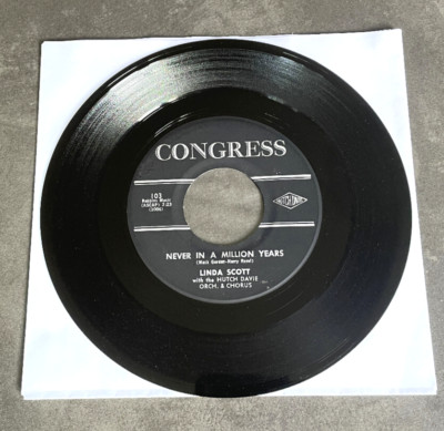 7'' Linda Scott - Never In A Million Years - US Congress
