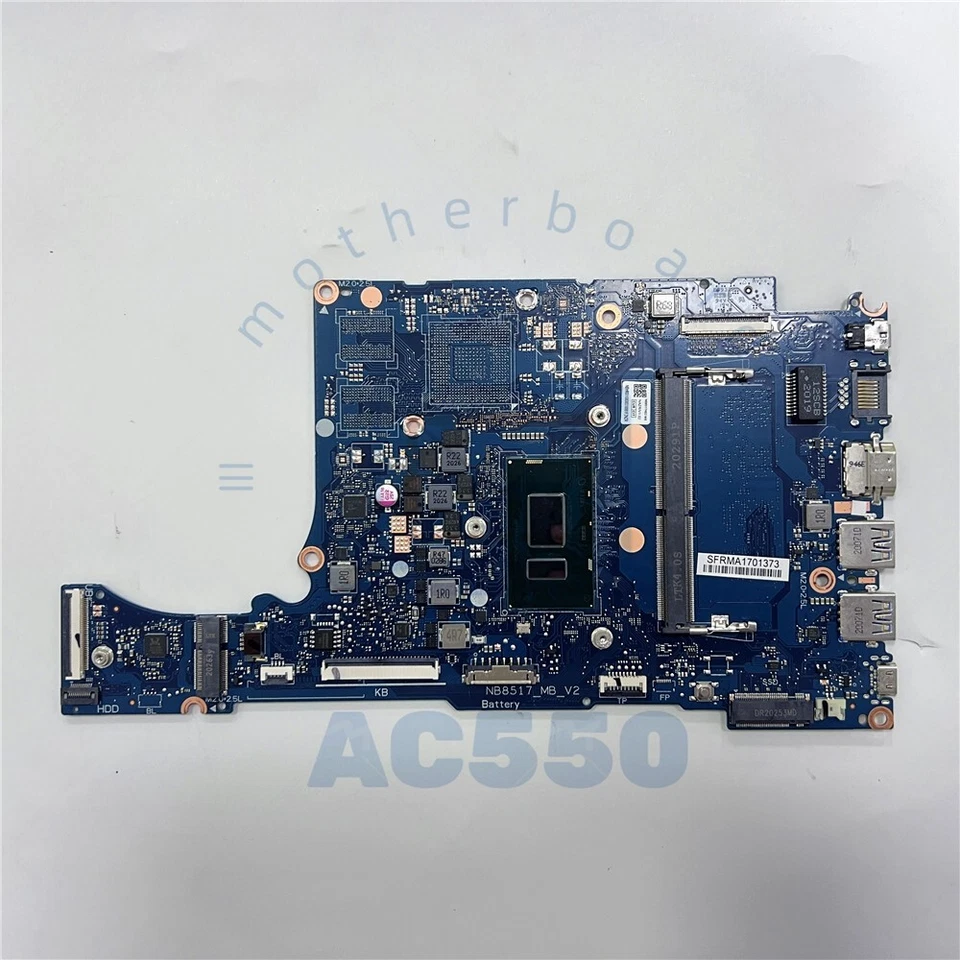 Laptop Motherboard NB8517_MB_V2 NBHRX11003 for ACER A514-52K i3-8130U - Image 4 of 4
