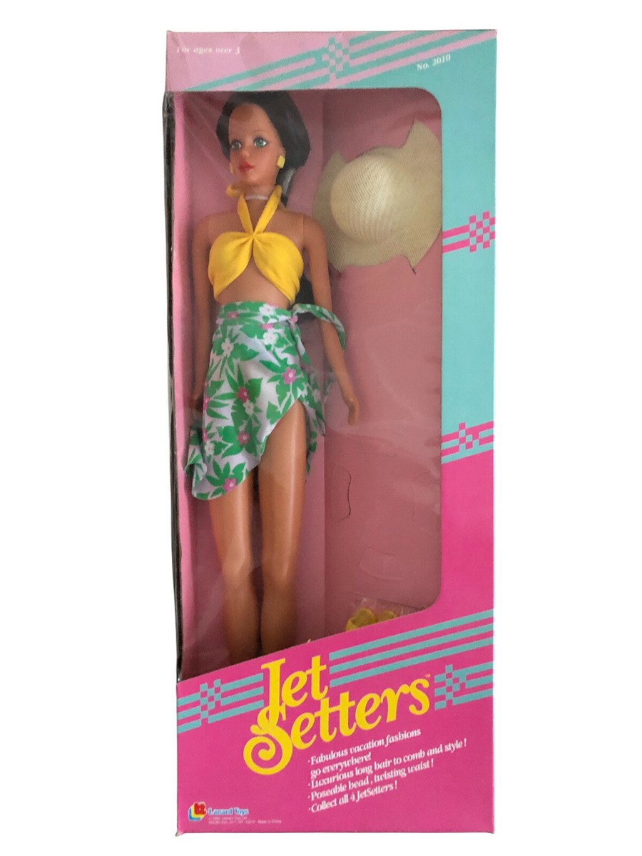 VINTAGE LANARD TOYS 1989 JET SETTERS 18” LEILANI FASHION DOLL