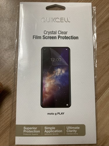 Quikcell Crystal Clear Film Screen Protection Moto g PLAY - Picture 3 of 4