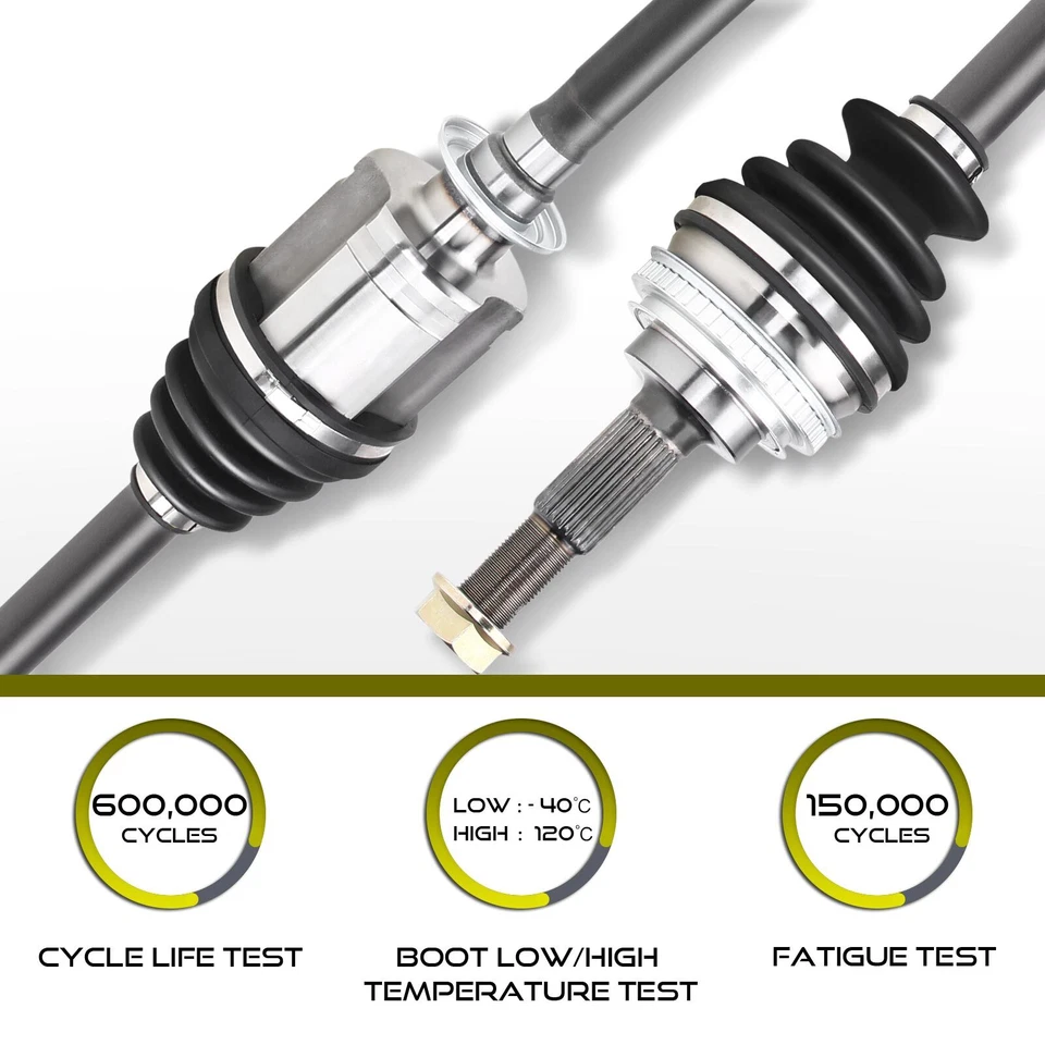 2x Conjunto de eje CV para Polaris Outlaw 500 2006-2007 525 2007-2011 trasero derecho y derecho Foto 3 de 4