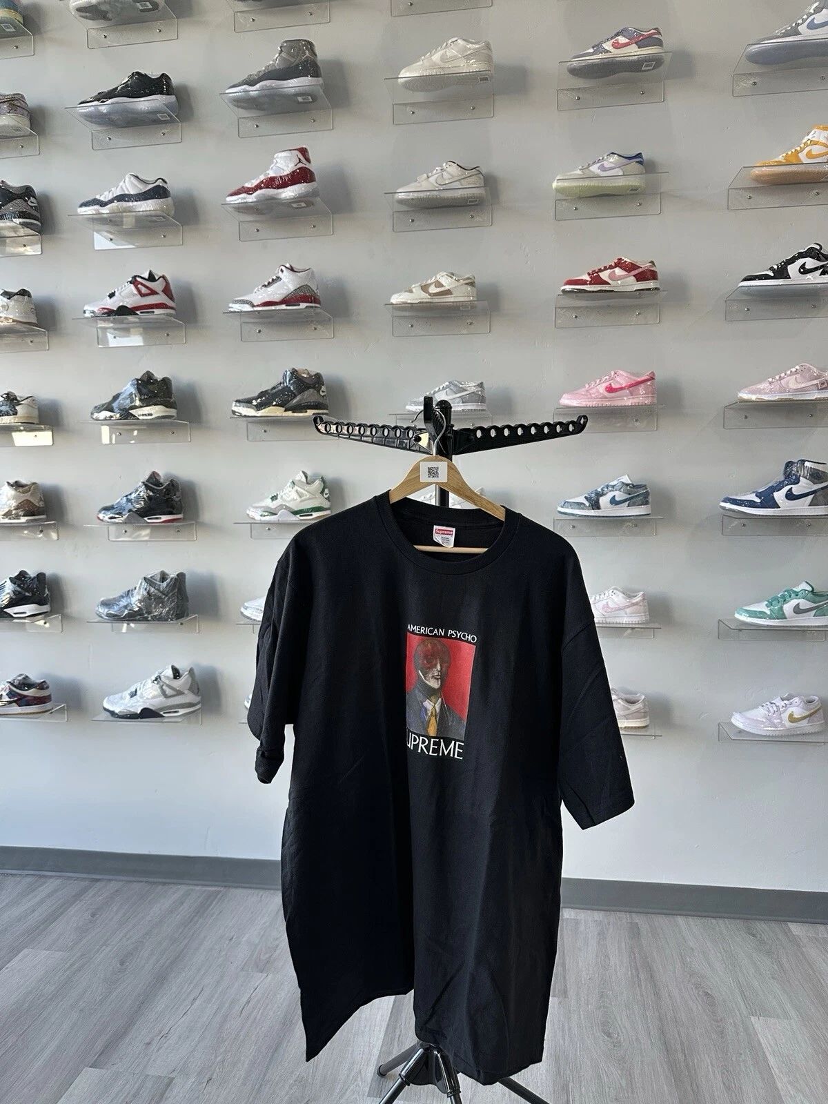 Tee shirt noir Supreme American Psycho neuf taille XL