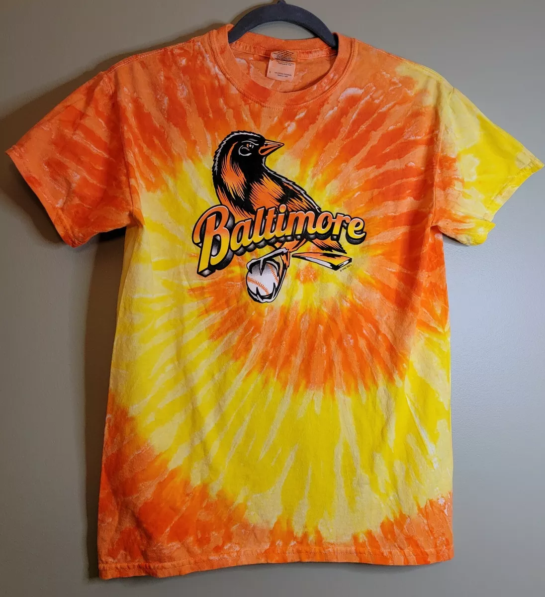 tie dye orioles shirt