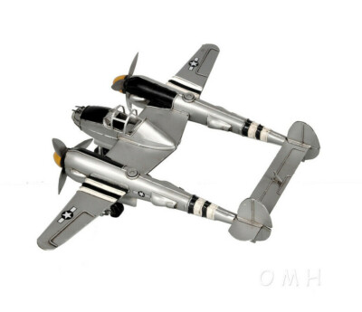 Lockheed P-38 Lightning Heavy Fighter Bomber Metal Model 13