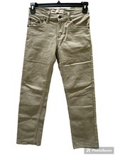 Good Condition Levi Strauss Co. Beige Jeans For Boys Size 514 Straight/Beige