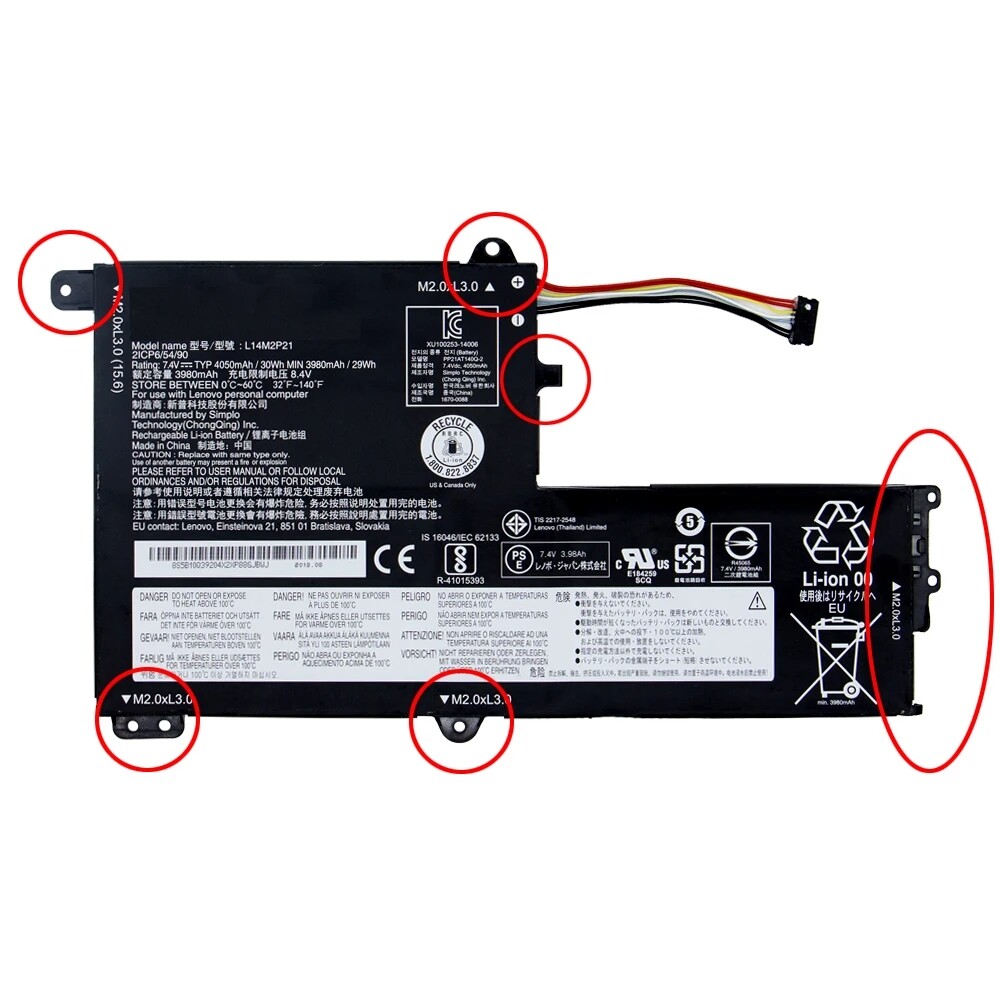 L14L2P21 L14M2P21 Battery for Lenovo IdeaPad 330S-15ARR 330S-15IKB