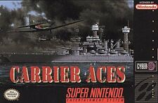 Carrier Aces (guerra Avião) Super Nintendo Paralela Usada