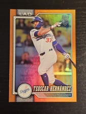 2026 Topps Series 1 Teoscar Hernandez Orange Foil /25 #251 Dodgers