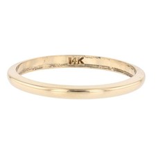 1.9mm Polished Classic Wedding Band Ring 14k Yellow Gold 1.42 Grams Size 6