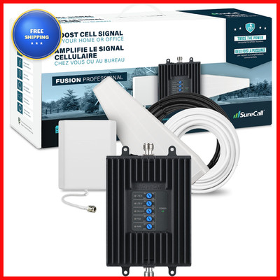 Surecall Fusion Professional Cell Phone Signal Booster Up To 8000 Sq Ft