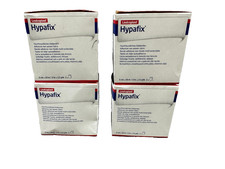 4) Cinta de retención de apósito Leucoplast Hypafix 5 cm x 10 m / 2 pulgadas x 11 yardas