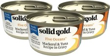 Hydrating Mackerel & Tuna Cat Food Shreds in Gravy - 9 Ounce Cans - 3 Pack 6.75 per gallon