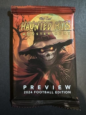 2024 Football Edition Preview Haunted Hits Monster Hunt Wild Card Factory Sealed