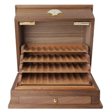 Humidor per sigari scatola per sigari cedro spagnolo con umidificatore igrometro contiene 40 sigari