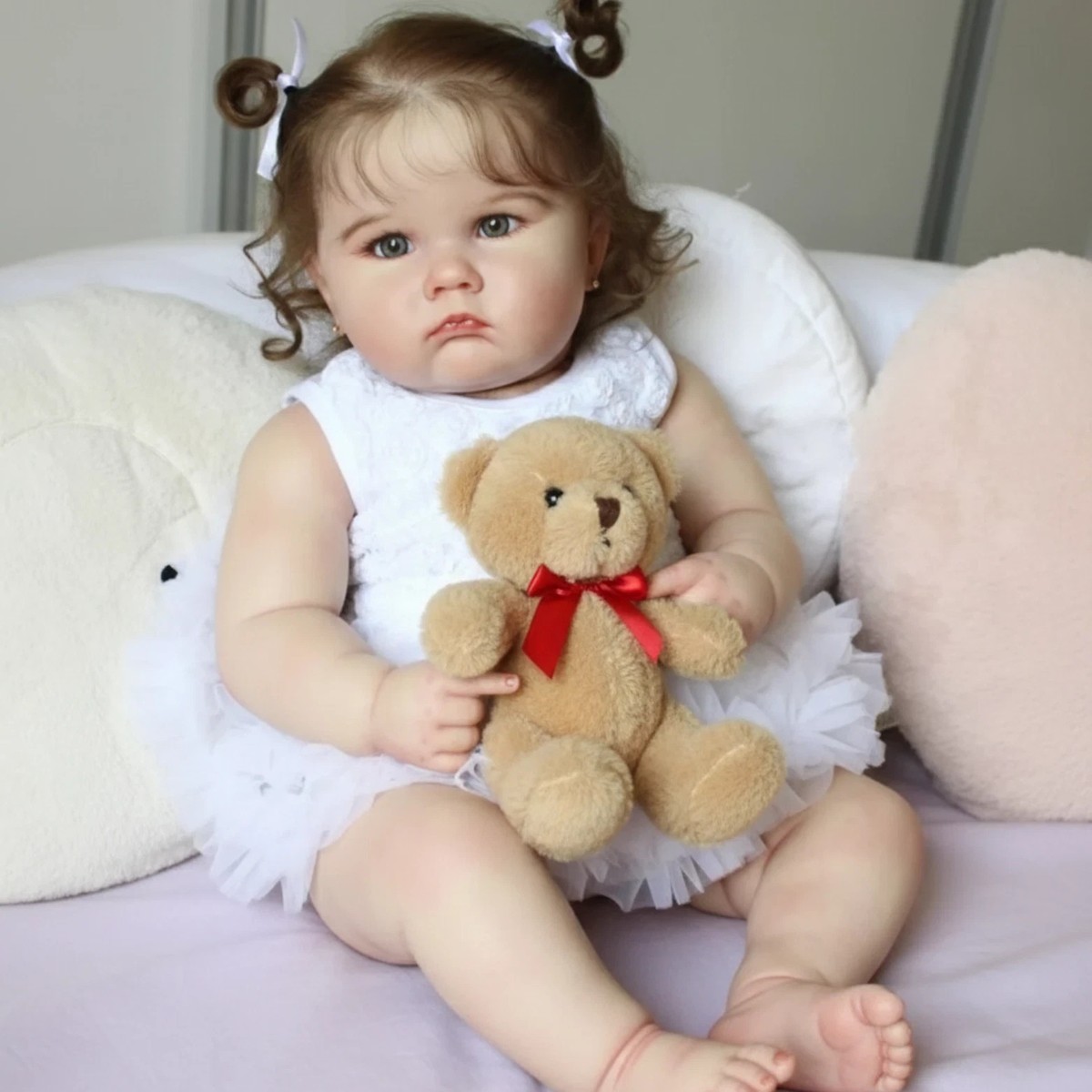 BZDOLL 24in Silicone Reborn Baby Doll Realistic 3D Skin Gift | eBay