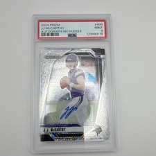 2024 Panini Prizm - Rookies J.J. McCarthy #400 Disco Prizm (RC)