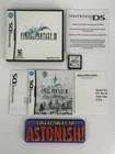 Final Fantasy III (Nintendo DS, 2006) Complete CIB W/ Reg Card Inserts