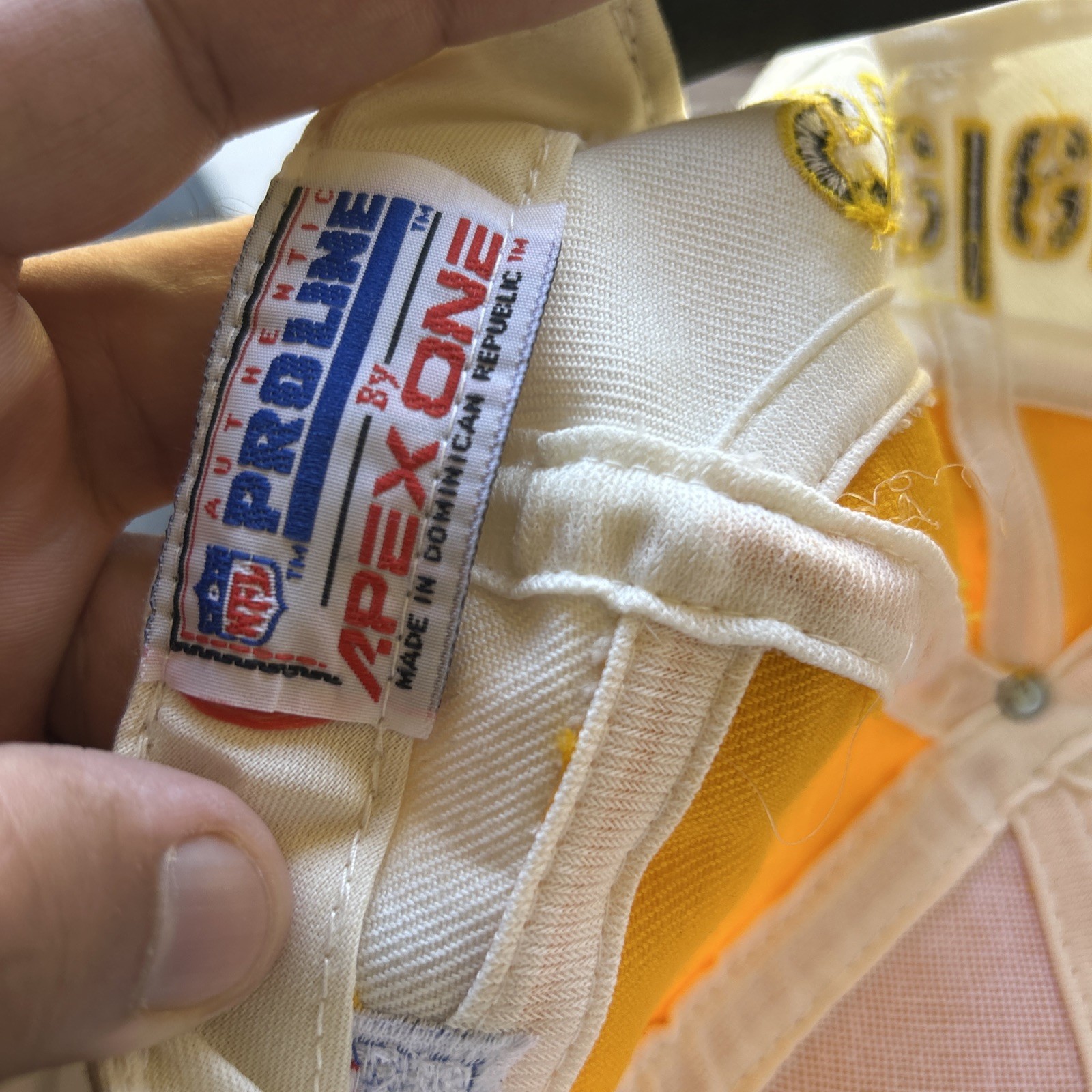 VTG 90s Apex One Pro Line Steelers SIGNED TERRY BRADSHAW Snapback Rare Hat Cap