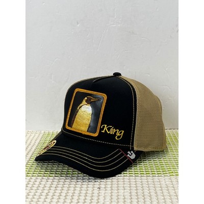 Goorin Bros The Farm King Penguin Trucker Hat Tan Casino Snapback NEW MSRP $65