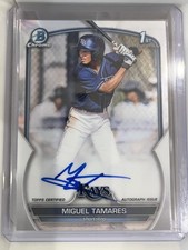 2023 Bowman Chrome #CPA-MT Miguel Tamares Prospect Autographs