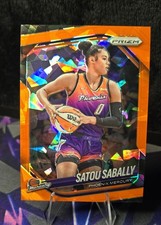 2025 Panini Prizm WNBA - Satou Sabally #4 Orange Ice Prizm