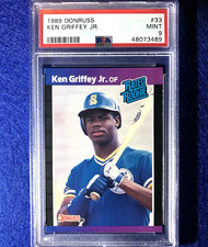 1989 Ken Griffey Jr. ROOKIE MINT PSA 9  #33 Donruss PSA 9  Mariners