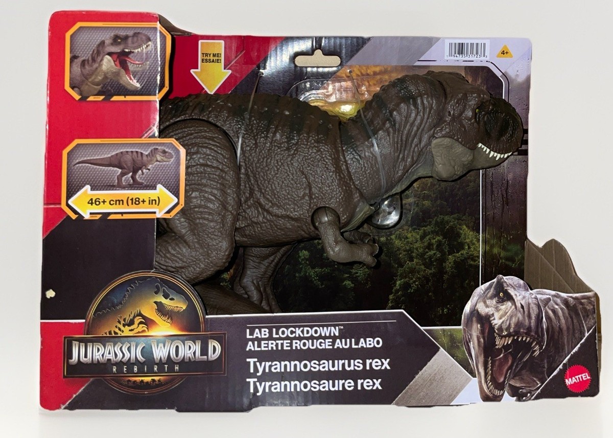 DINO NEW 2025 Jurassic World Rebirth Lab Lockdown Tyrannosaurus Rex | eBay