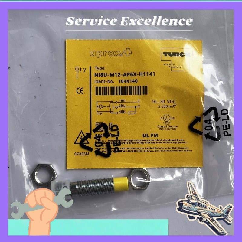 Ni8U-M12-AP6X-H1141 10-30VDC For TURCK 1644140 Inductive Proximity Switch Senso#