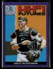 2022 Bowman #HIFI-3 Adley Rutschman Hi-Fi Futures Mojo Purple Refractors #/250
