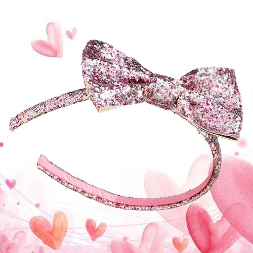 Bowknot Hair Band Sequin Headdress for Kids Baby Girls kids hair band