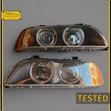 2001-2003 Bmw E39 540i 525i 530i M5 Set Of 2 Oem Xenon Headlights Set Pair