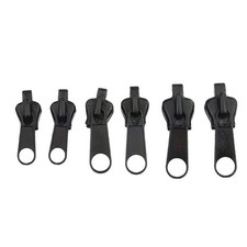 Fix Zipper Zip Slider Repair Instant Kit Removable Rescue Replacement Pack of 6P