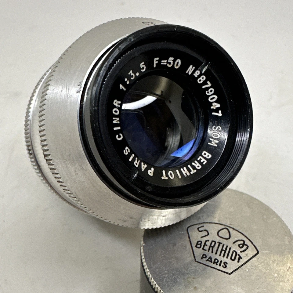 Som Berthiot Cinor 50mm f3,5 Cinema Ercsam Mount (like Angenieux Kinoptik Boyer) - Photo 3/4